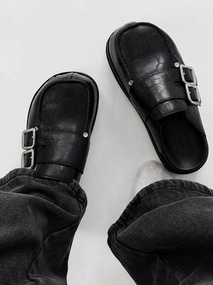 Derby Platform Mule Shoes WN19162