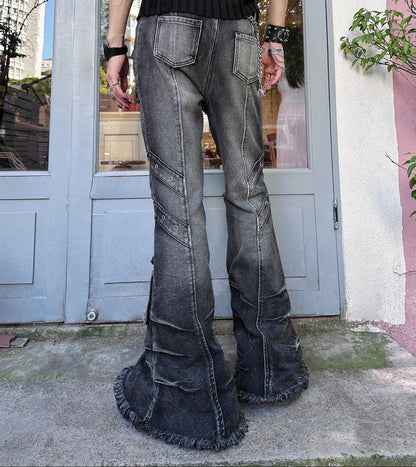 Flare Chain Denim Jeans WN25110