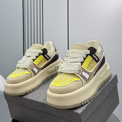 Chunky Platform Strap Lace-Up Sneakers WN24844
