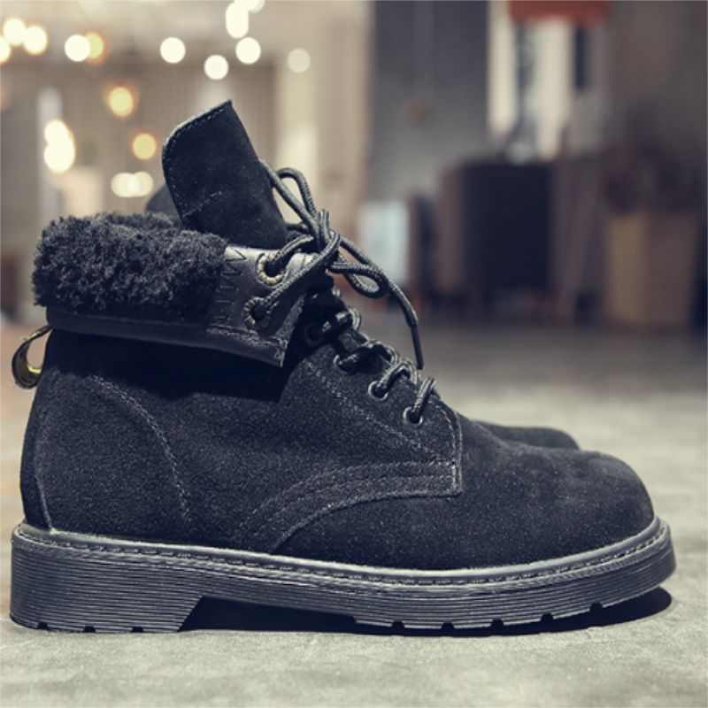 Lace-Up Mid-Calf Boots WN24523