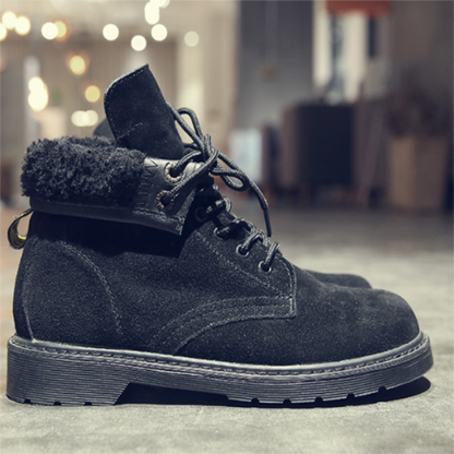 Lace-Up Mid-Calf Boots WN24523