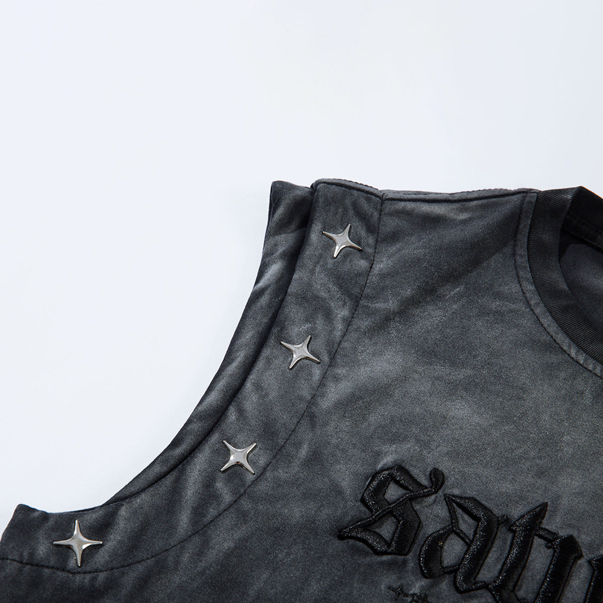 Gradient Star Studs Tank Top WN25541