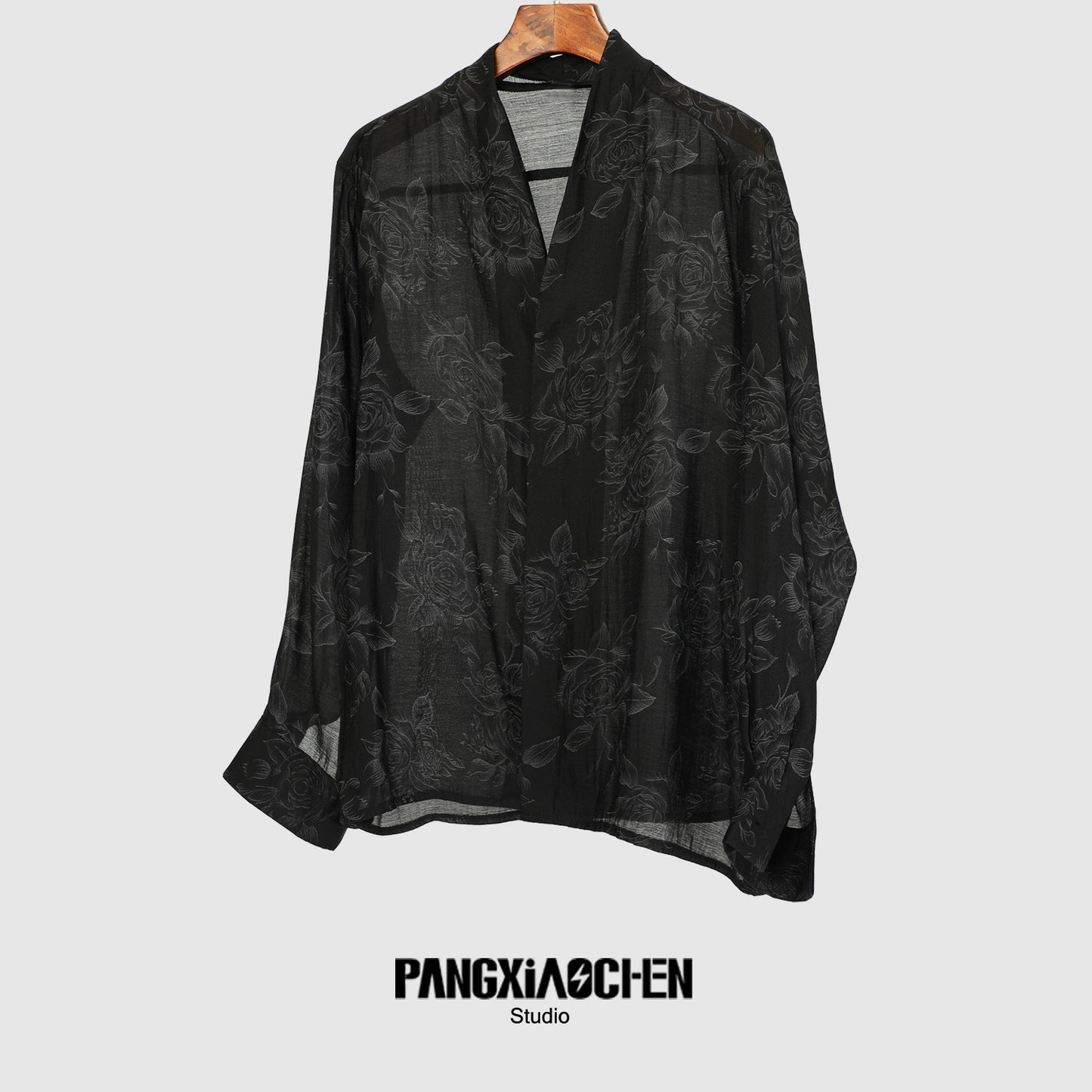 Floral Print Oversize Long Sleeve Shirt WN20495