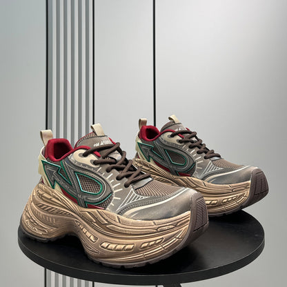 Mesh Thick Sole Sporty Sneakers WN24729