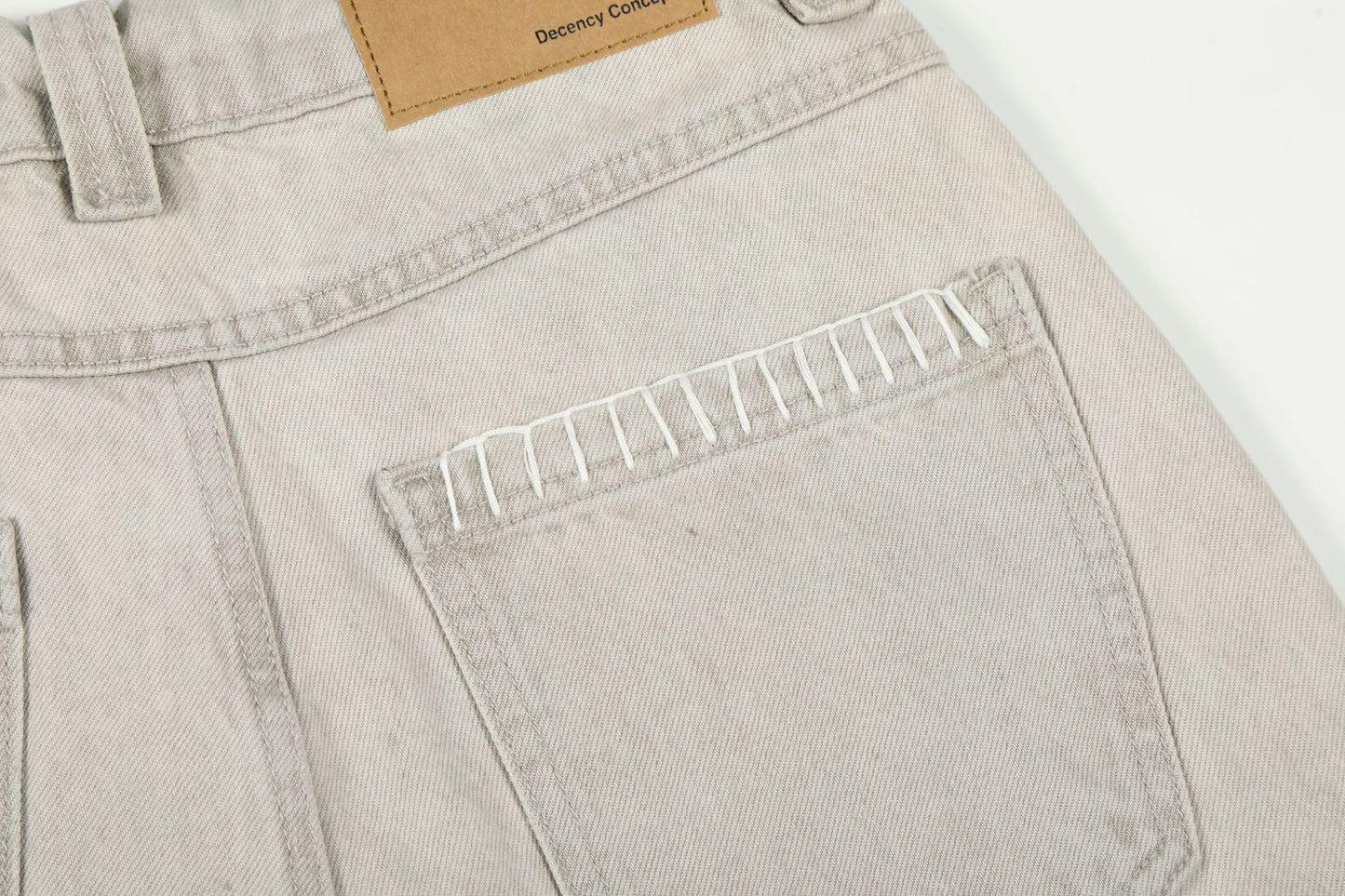 Panel Curved Wide Leg Cargo Pants WN25900