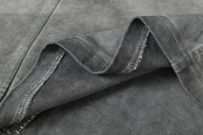 Washed Wax Dye Damage Short Sleeve T-Shirt WN23054