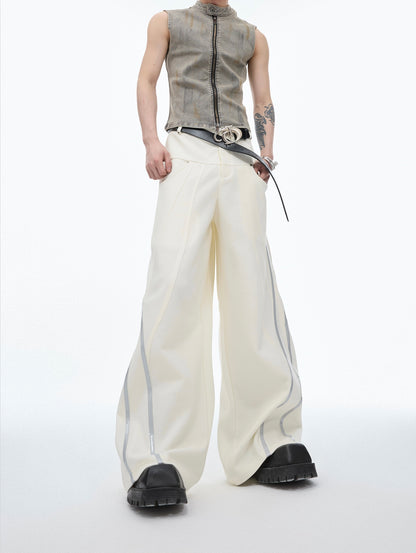 Side Stripes Wide Leg Trousers WN6491