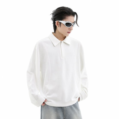 Long Sleeve Polo Sweatshirt WN10513