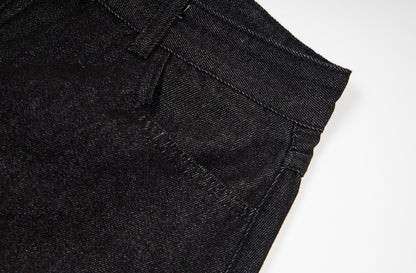 Washed Wide Leg Denim Short Pants WN25572