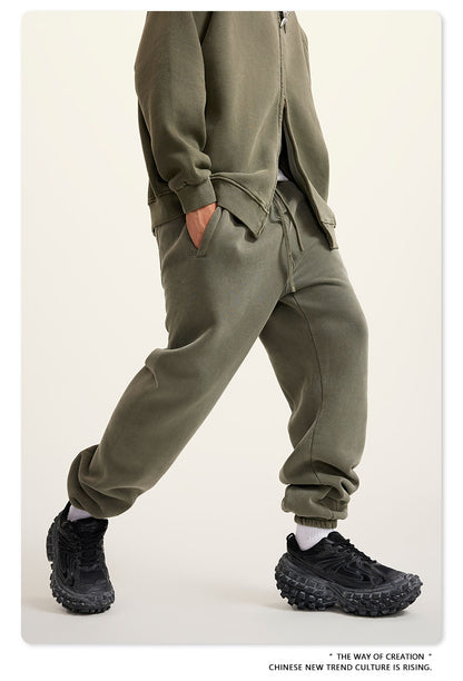 Wide-leg Washed Sweatpants WN6462