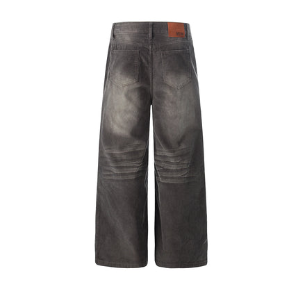 Washed Corduroy Straight Pants WN25511
