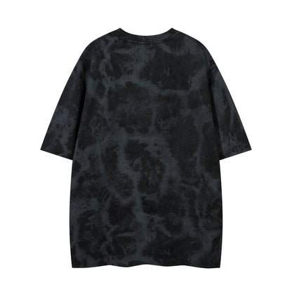 3D Embroidery Suede Oversize Short Sleeve T-Shirt WN15082