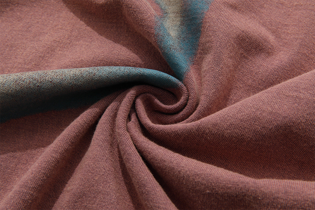 Graphic Design Washed Short Sleeve T-Shirt WN16808