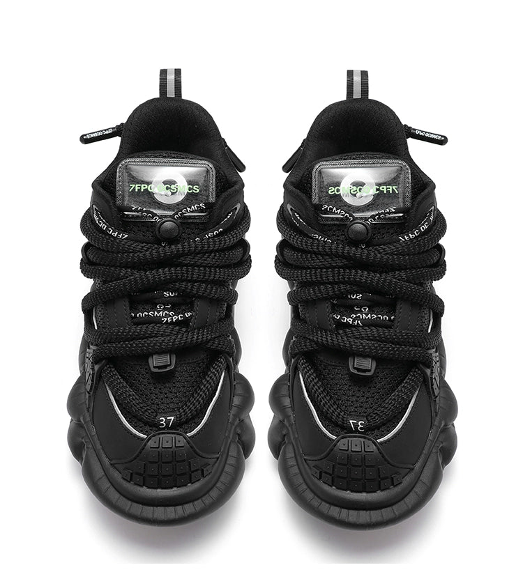 Mecha Chunky Sole Mesh Design Shoes WN19194