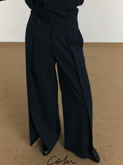 Pleated Flare Trousers WN21517