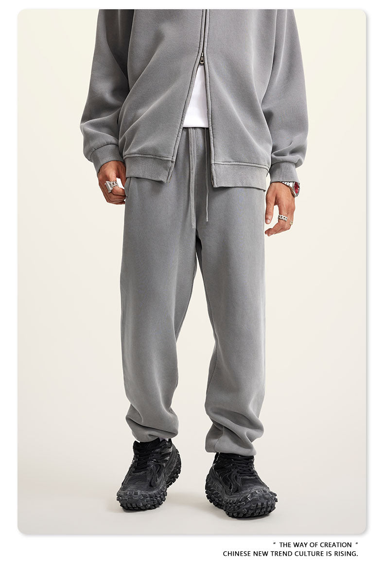 Wide-leg Washed Sweatpants WN6462