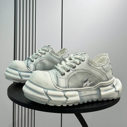 Panel Platform Chunky Sole Sneakers WN24632