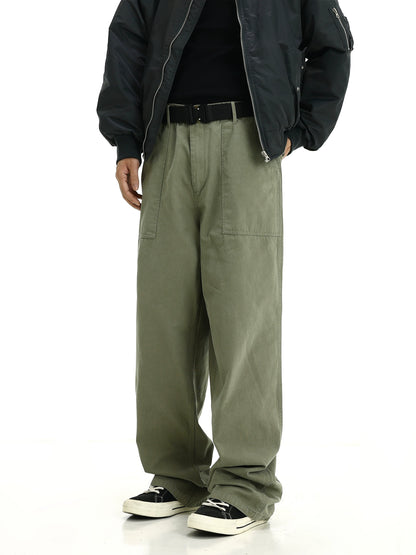Straight Casual Workwear Pants WN5788