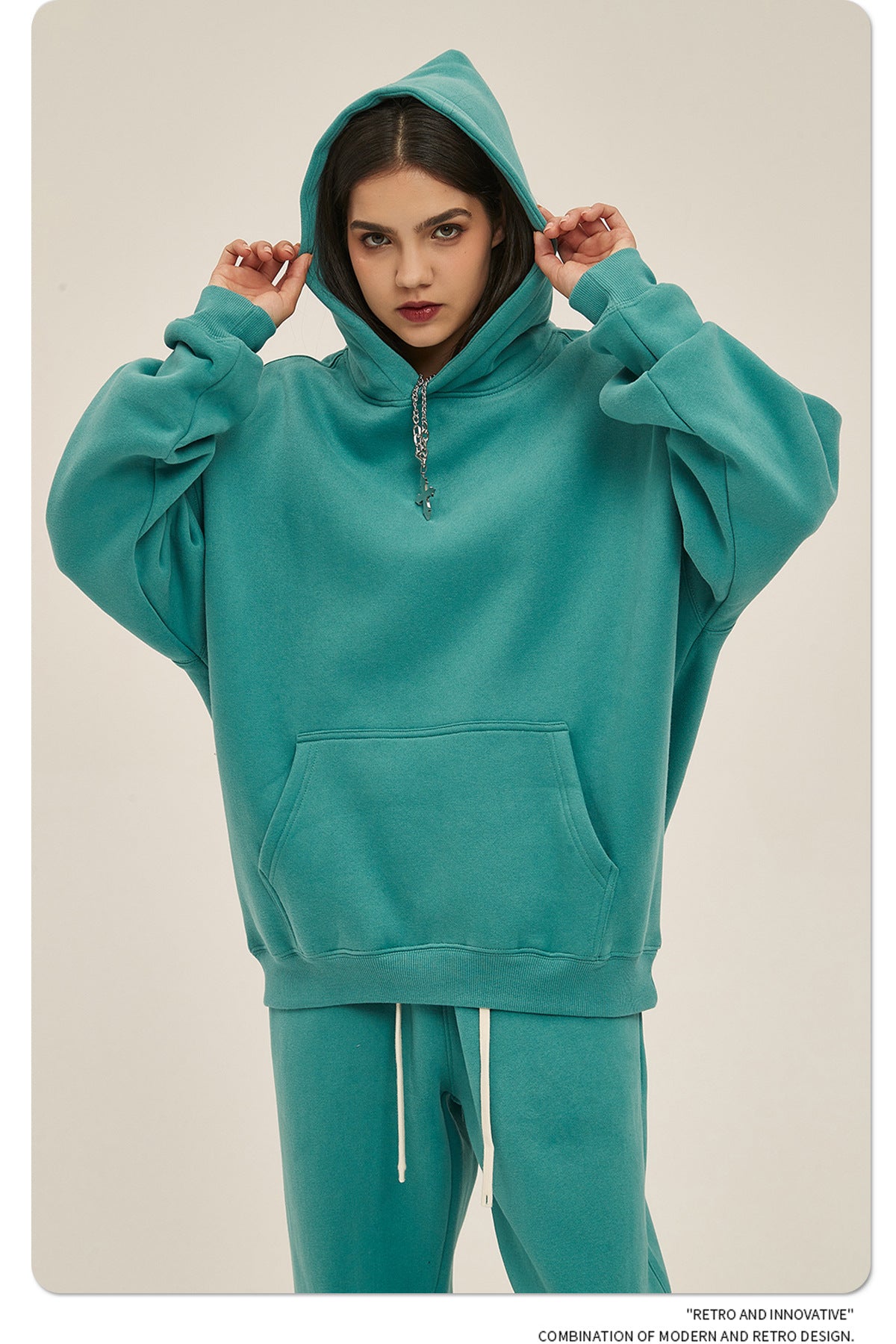 Oversize Heavyweight Hoodie & Heavyweight Sweatpants Setup WN6638