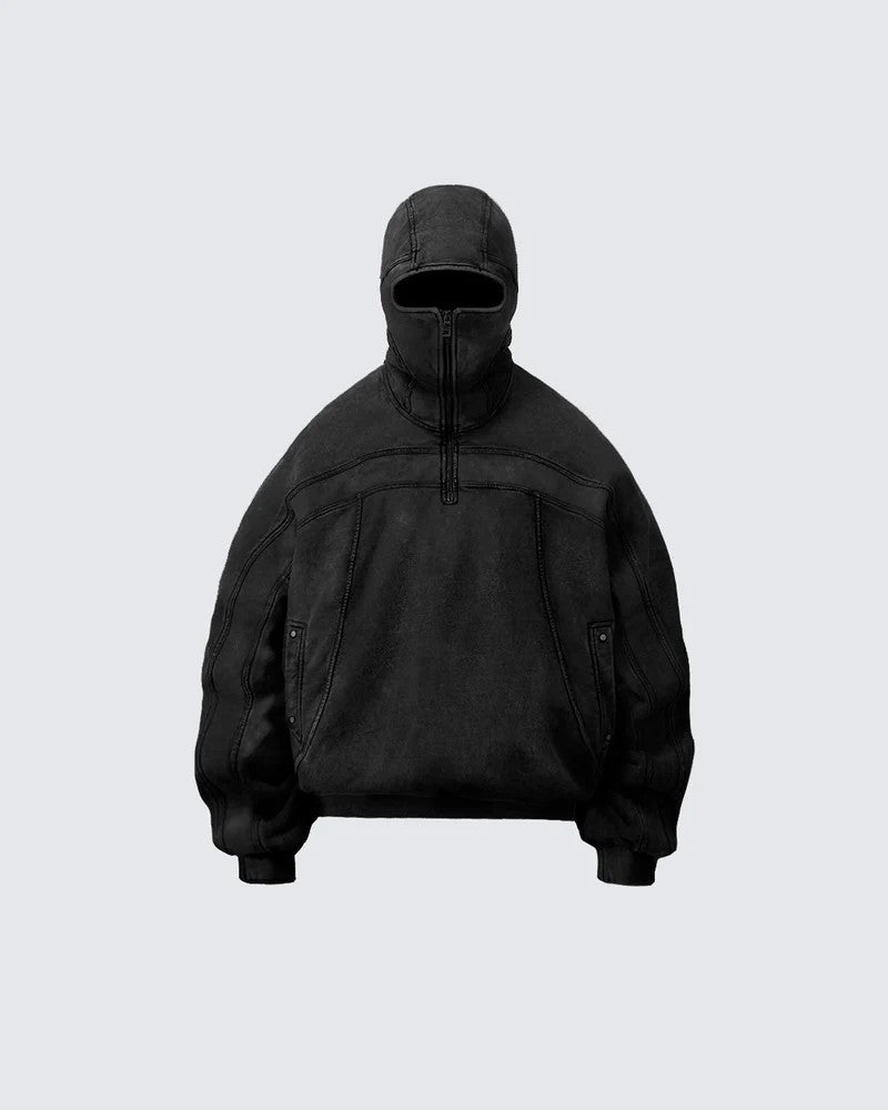 Eye-Opening Long-Zipper Hoodie WN27928
