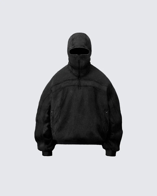 Eye-Opening Long-Zipper Hoodie WN27928