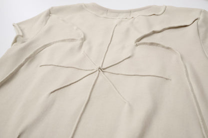 Washed Deconstruction Layered Short Sleeve T-Shirt WN25810