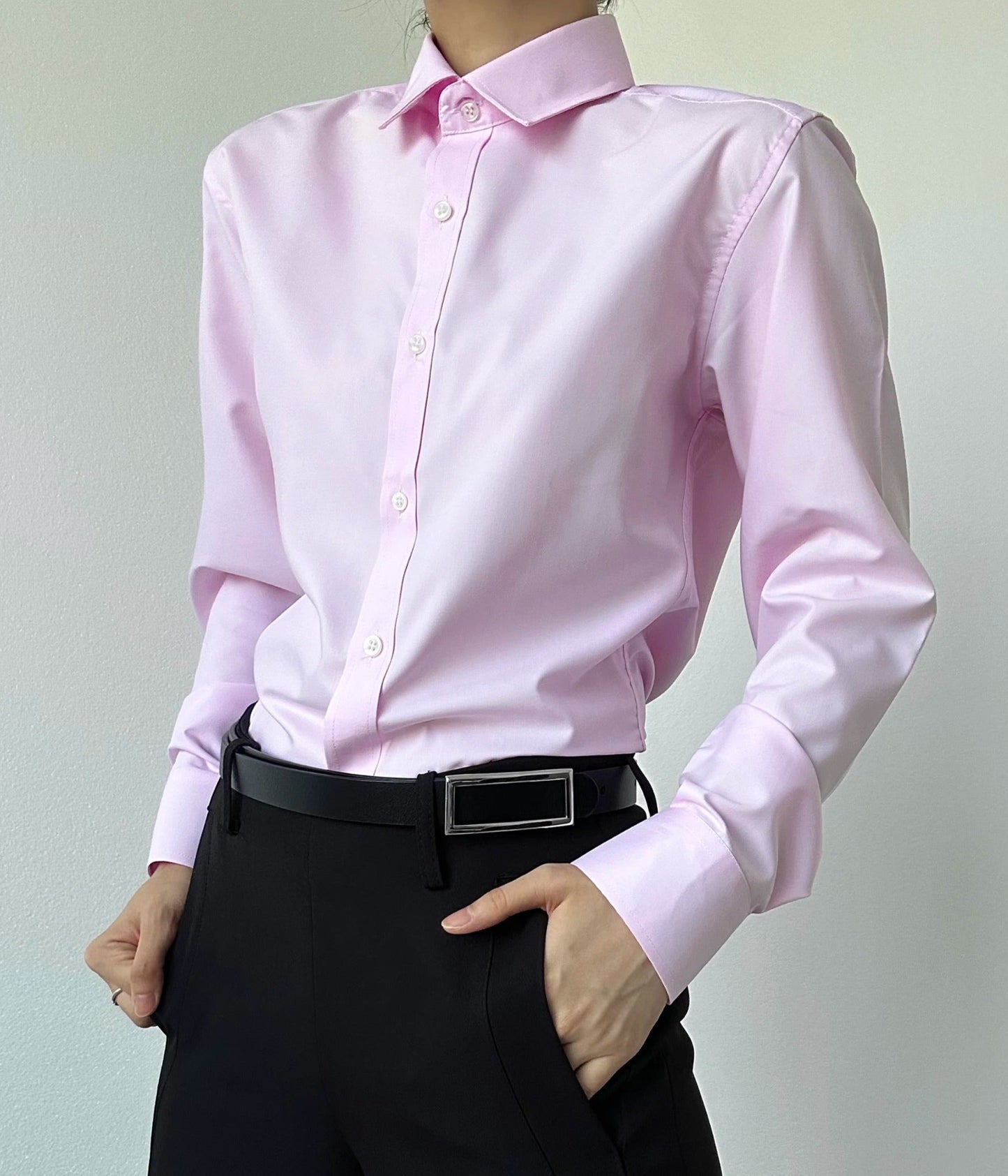Plain Long Sleeve Shirt WN19636