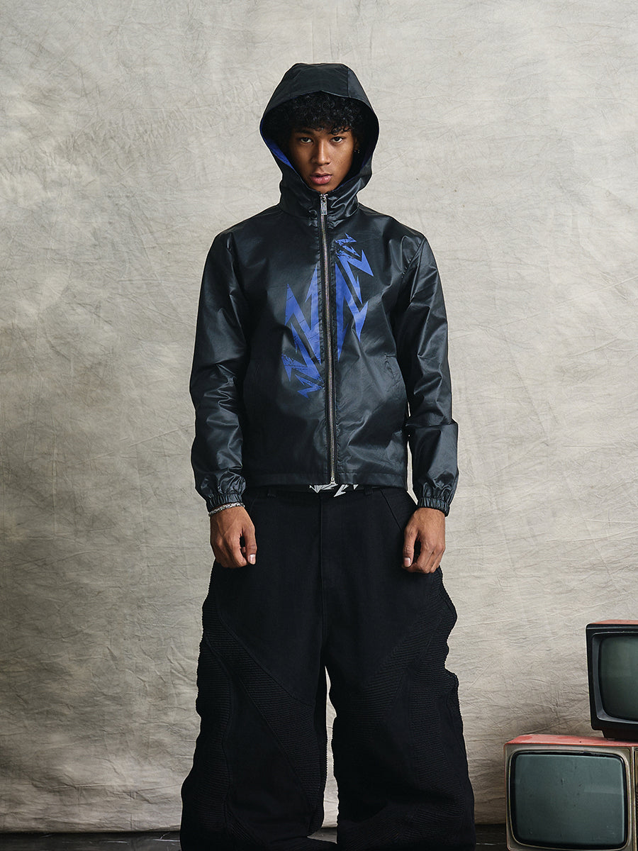 Hooded Zipper Breathable Sporty Jacket WN21014