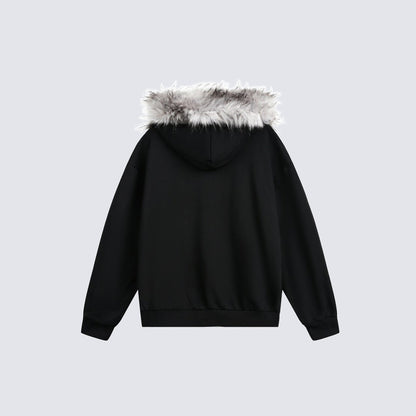 Graphic Print Pullover Hoodie WN27856