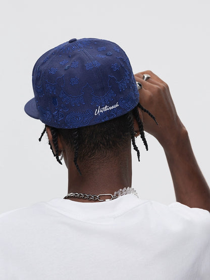 Embroidery Flat Brim Hat WN17745