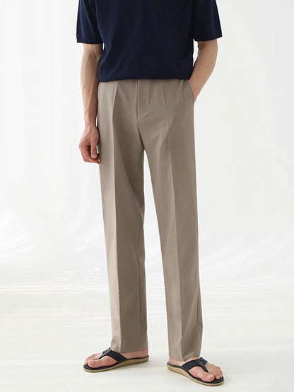Wide-Leg Straight Trousers WN6786