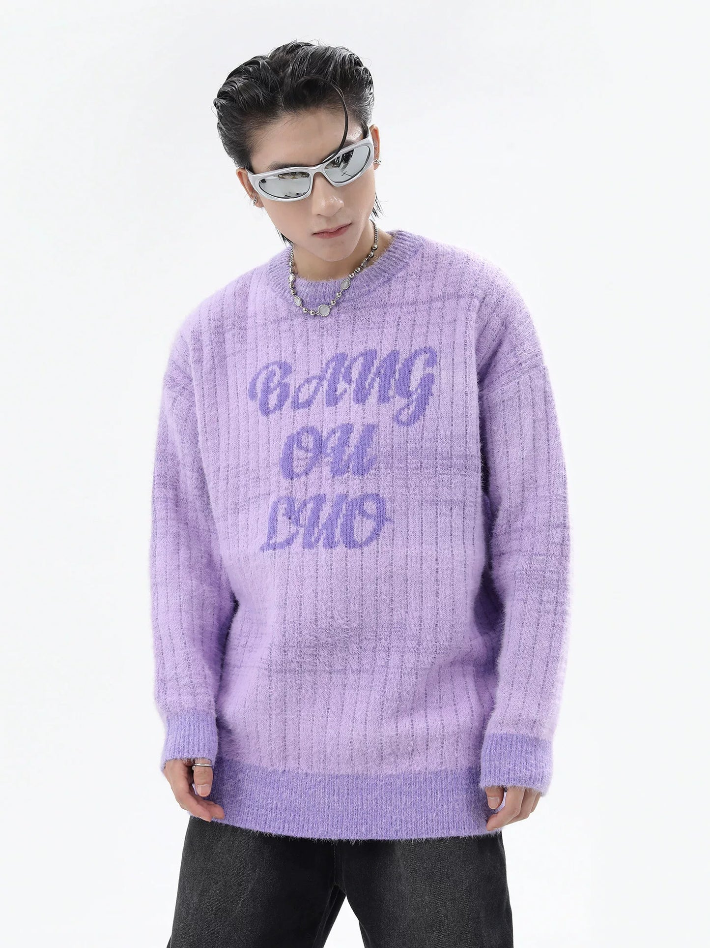 Thick Oversize Knit Sweater WN10307