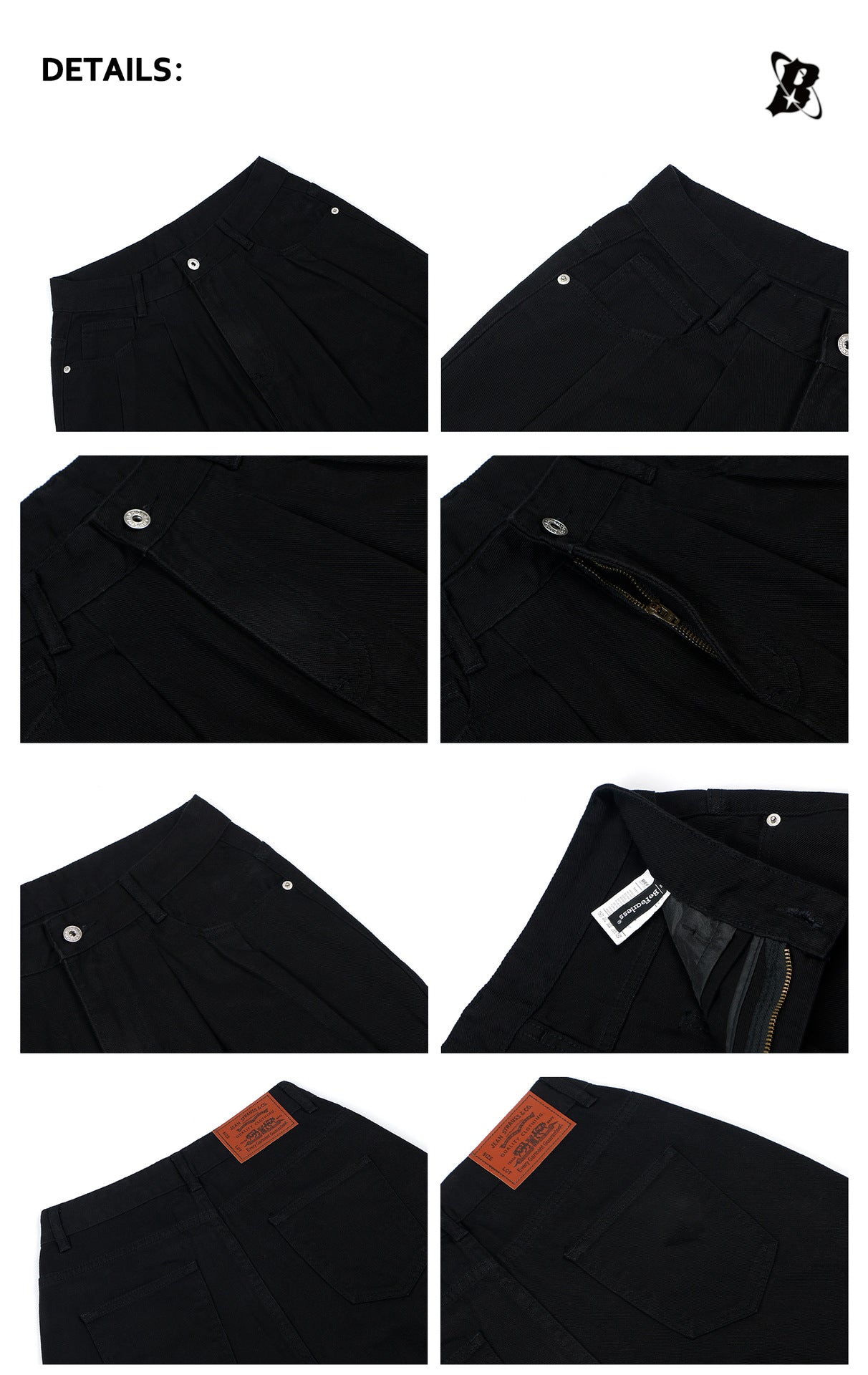Washed Straight Wide Leg Pants WN26315