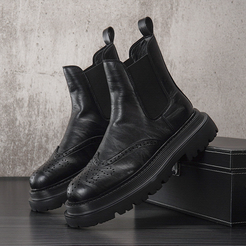 Platform Lug Sole Chelsea Boots WN24825