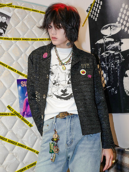 Fringe Detail Short Jacket WN15994