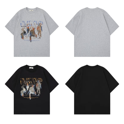 Graphic Art Print Short Sleeve T-Shirt WN25515