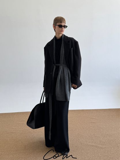 Shoulder-Pad Tailored Jacket WN21625