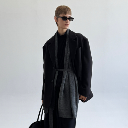 Shoulder-Pad Tailored Jacket WN21625