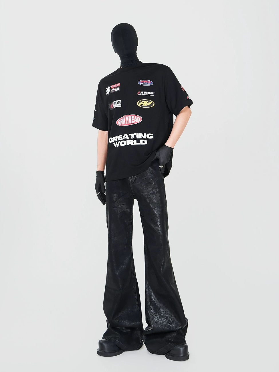 Heavyweight Graphic Design Short Sleeve T-Shirt WN17315