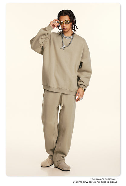 Fleece Lining Oversize Sweatshirt WN9928