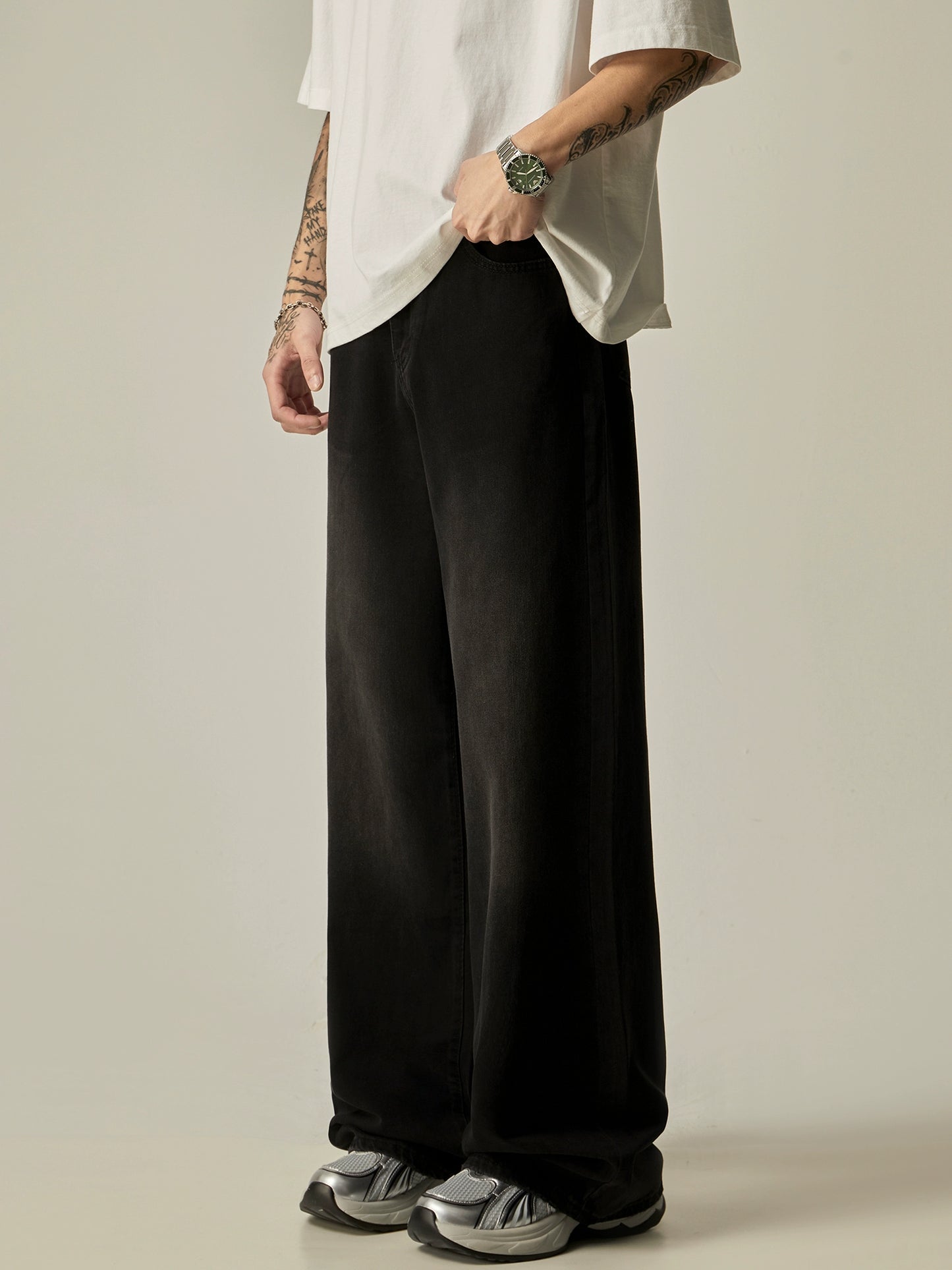 Plan Wide-Leg Straight Pants WN7754