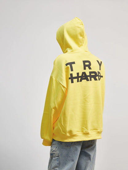 Letter Print Oversize Hoodie WN21182