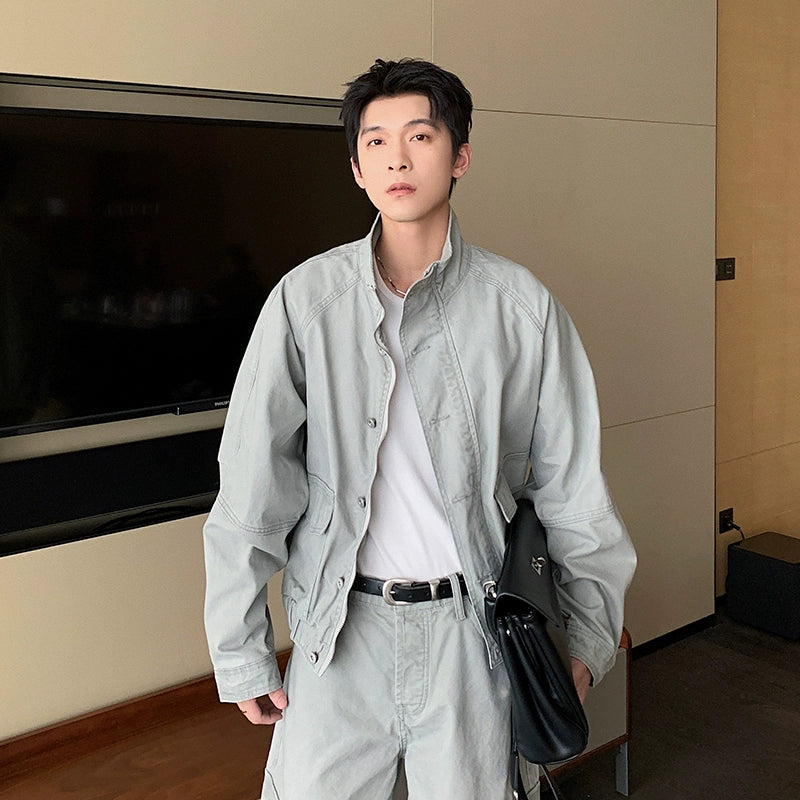 Oversize Denim Jacket & Cago Denim Jeans Setup WN20406