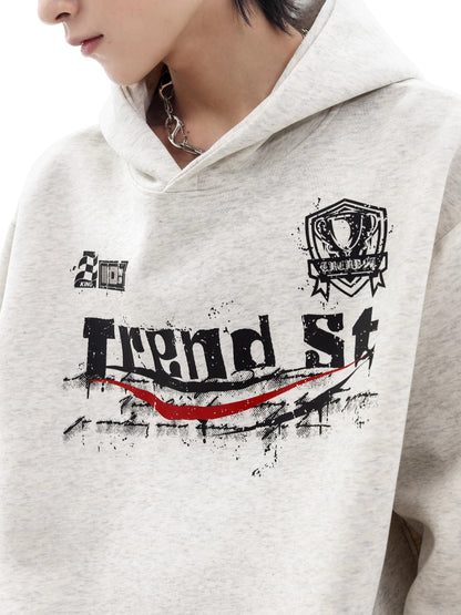 Graffiti Letter Print Pullover Hoodie WN10502