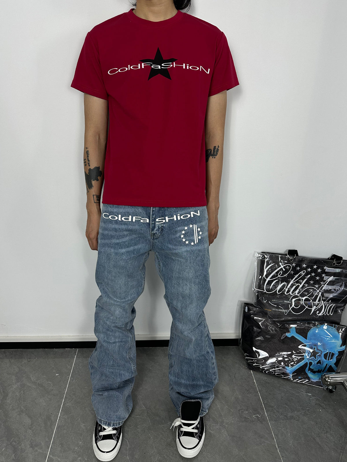 Star Logo Print Short Sleeve T-Shirt WN27177