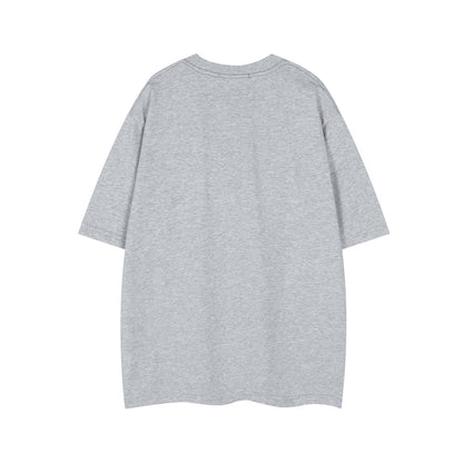 Photo Letter Print Short Sleeve T-Shirt WN26788