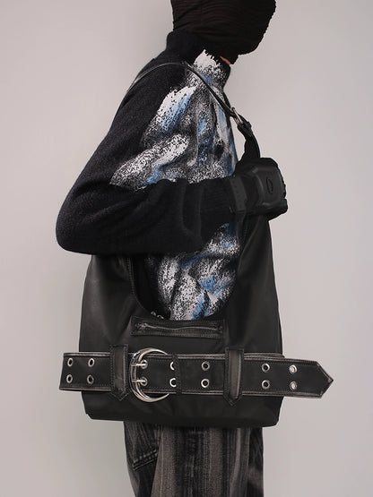 Functional Large Hobo Shoulder Bag WN18718