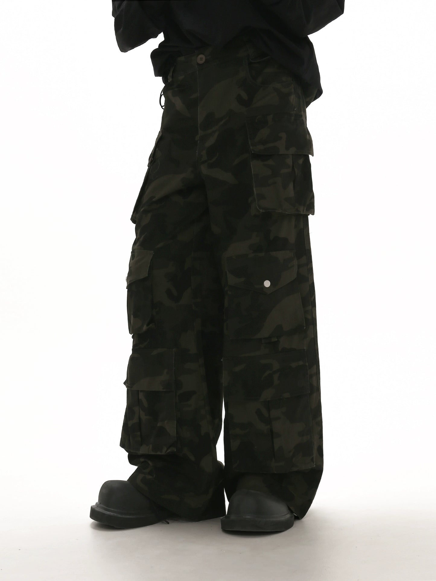 Multi Pocket Workwear Camouflage Cargo Pants WN5636