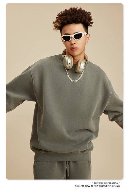 Oversize Washed Sweatshirt WN6028