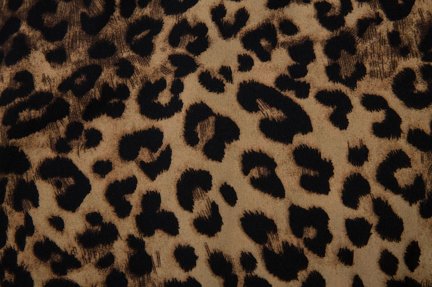 Oversize Leopard Print Short Sleeve Shirt WN13108